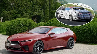 Eine Collage zeigt das BMW Concept Speedtop und den Skytop als Erlkönig. - Foto: BMW, SH Proshots/Montage: AUTO ZEITUNG