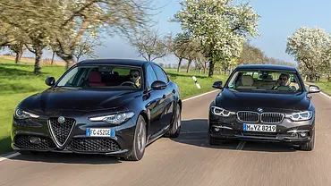 Alfa Romeo Giulia Q4 Veloce vs. BMW 320d xDrive - Foto: Frank Ratering Alfa Romeo Giulia Q4 Veloce vs. BMW 320d xDrive - Foto: Frank Ratering