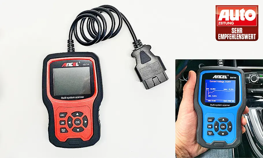 Ancel VD 700 & BM 700 Der Ancel VD 700 & der BM 700 von oben fotografiert.