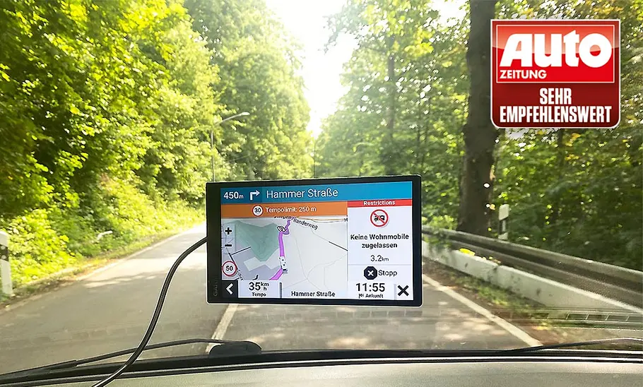 Wunderschne Camper Navi Test Bild