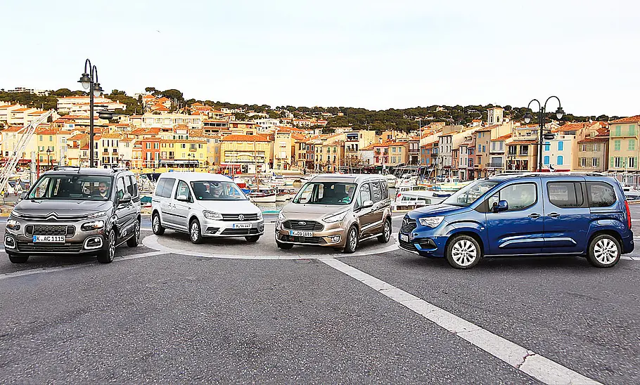Citroën Berlingo/Opel Combo/Ford Tourneo/VW Caddy: Test Citroën Berlingo/Opel Combo/Ford Tourneo/VW Caddy: Test