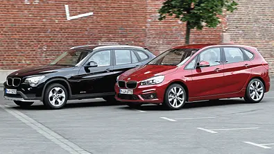 BMW 218d Active Tourer BMW X1 SUV Van Vergleichstest