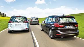 BMW 2er Gran Tourer Citroen Grand C4 Picasso Opel Zafira Tourer Vergleichstest - Foto: Klaus Huber-Abendroth