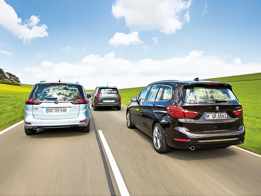 BMW 2er Gran Tourer Citroen Grand C4 Picasso Opel Zafira Tourer Vergleichstest