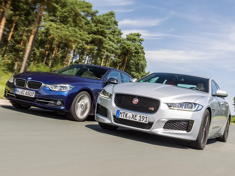 BMW 340i Jaguar XE S Vergleichstest
