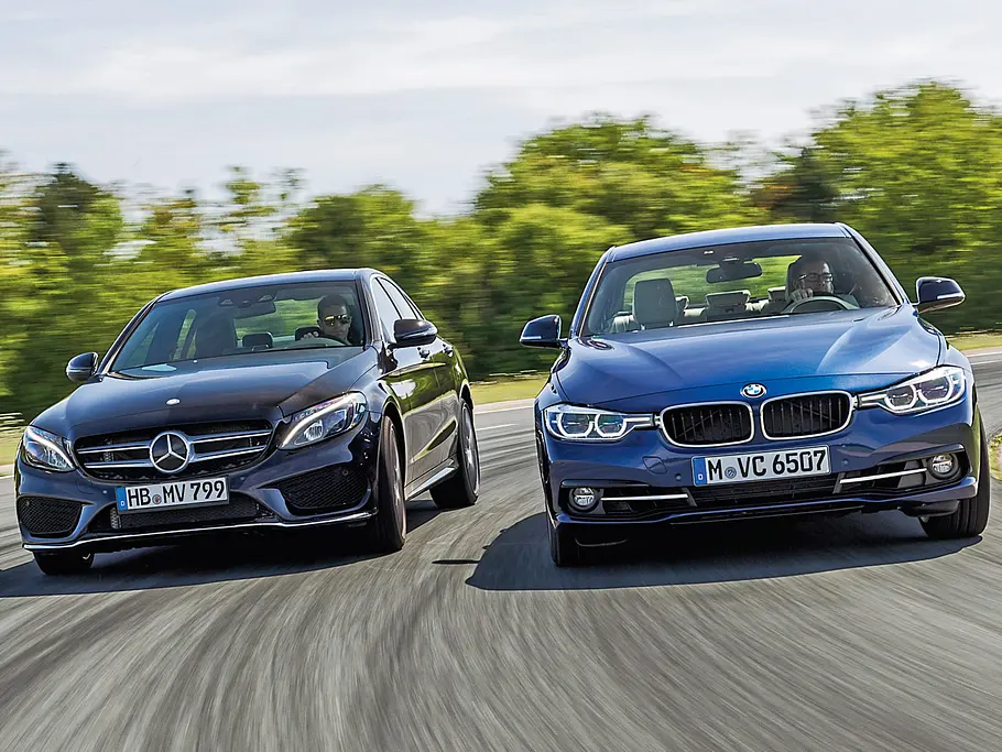BMW 340i Mercedes C 400 4Matic Mittelklasse Vergleichstest