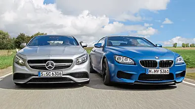 BMW M6 Competition Mercedes S 63 AMG Luxus Sportcoupes Benziner Biturbo Achtzylinder Vergleichstest