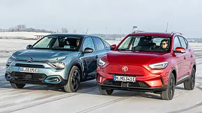 Citroën ë-C4/MG ZS EV - Foto: Frank Ratering Citroën ë-C4/MG ZS EV - Foto: Frank Ratering