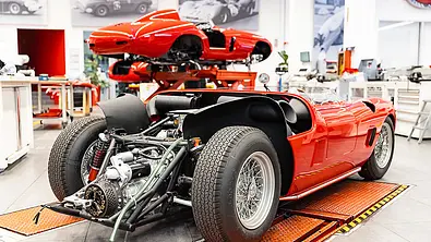 Ferrari Classiche-Werkstatt - Foto: Wolfgang Groeger-Meier