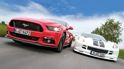 Ford Mustang GT Chevrolet Corvette C7 Stingray US-Sportwagen Vergleich - Foto: Daniela Loof