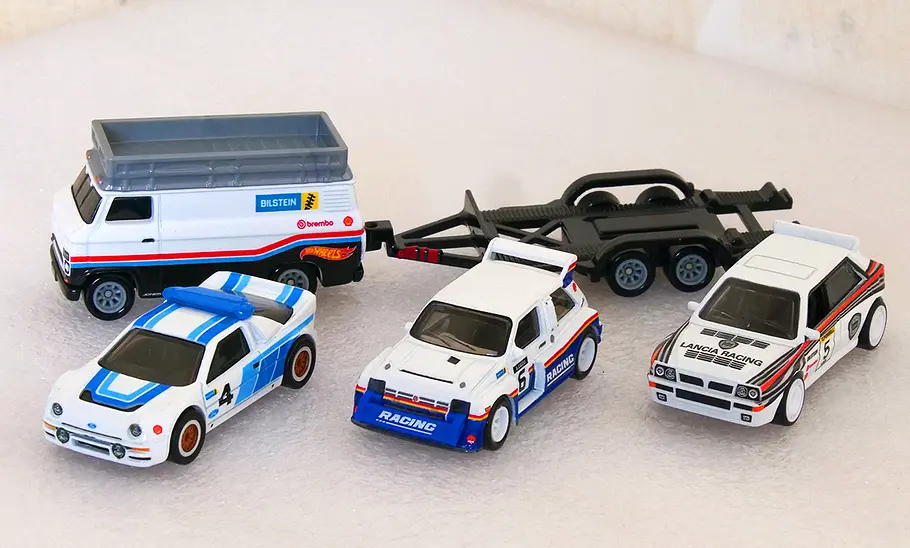 Rallye-Set von Hot Wheels Rallye-Set von Hot Wheels, alle Fahrzeuge