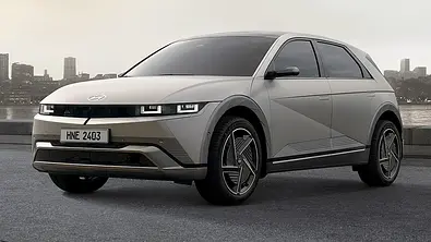Hyundai Ioniq 5 Facelift (2024); stehend, schräg vorne - Foto: Hyundai