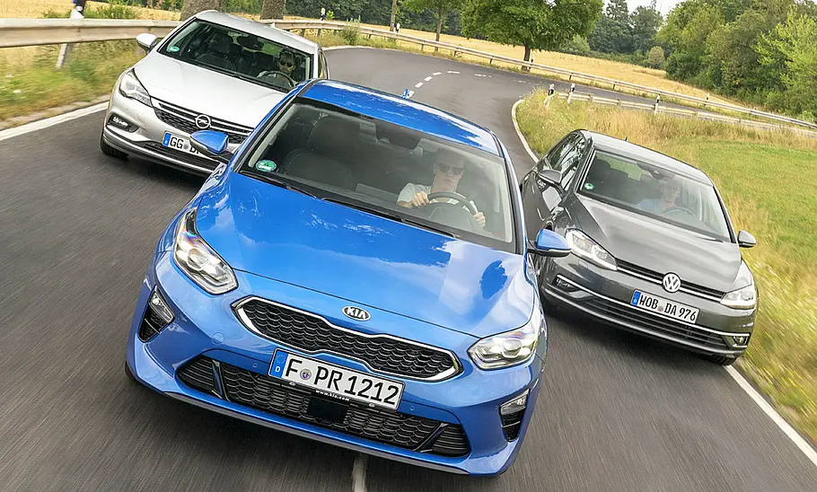 Kia Ceed/Opel Astra/VW Golf: Test Kia Ceed/Opel Astra/VW Golf: Test