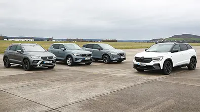 Seat Ateca/Volvo XC40/Nissan Qashqai/Renault Austral - Foto: Daniela Loof