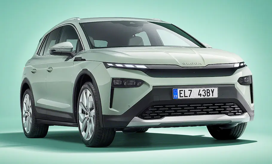 Skoda Elroq (2024) Der Skoda Elroq (2024) statisch von vorne rechts fotografiert.