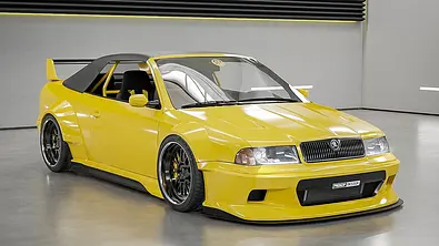 Getuntes Skoda Octavia Cabrio, fotografiert von schräg vorne. - Foto: Rostislav Prokop via Instagram