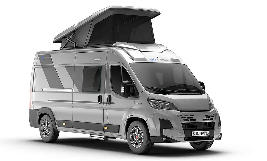 Sunliving V 60 SP (2025) Das Bild zeigt den Sunliving V 60 SP (2025) statisch von schräg vorne rechts fotografiert.