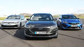 VW Golf Variant/Ford Focus Turnier/Kia Ceed Sportswagon - Foto: Daniela Loof