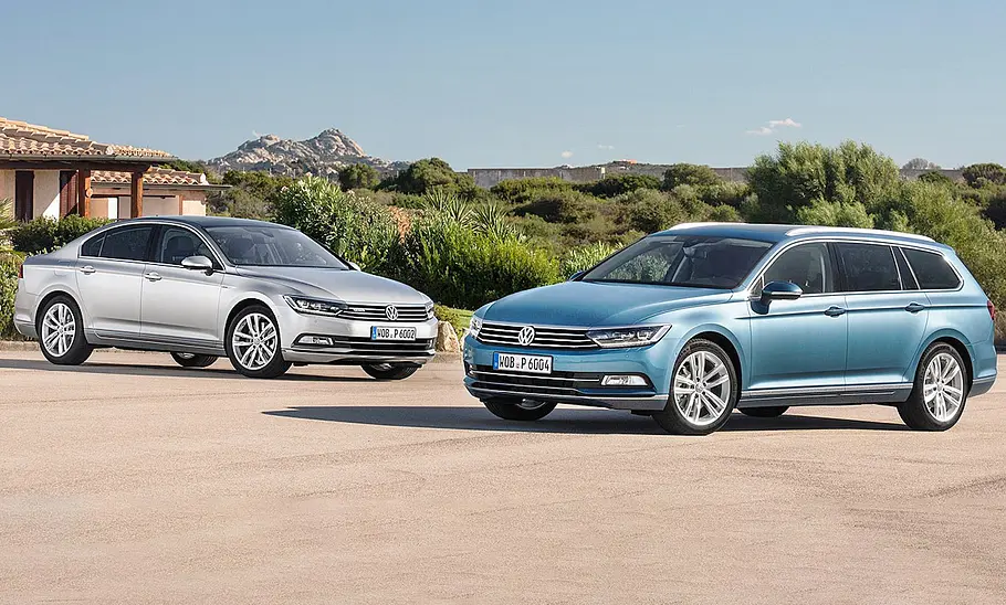 VW Passat/VW Passat Variant (2014) VW Passat/VW Passat Variant (2014); statisch von der Seite