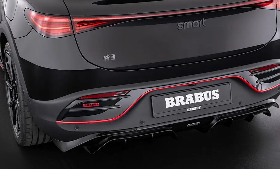 Smart Brabus #3 Diffusor im Detail