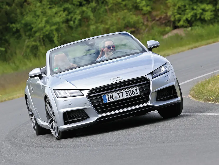 Audi TT Roadster 2.0 TFSI Vergleichstest Vierzylinder Frontantrieb Benziner