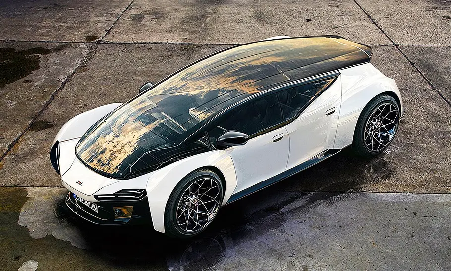 Frontansicht des AZ Automotive Shootingbrake.