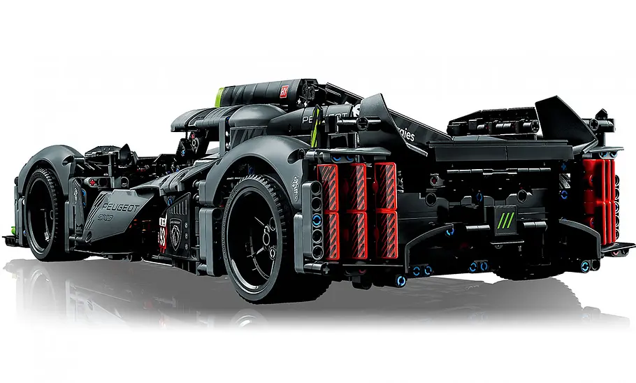 Lego Technic Peugeot 9X8 Lego Technic Peugeot 9X8 von schäg hinten