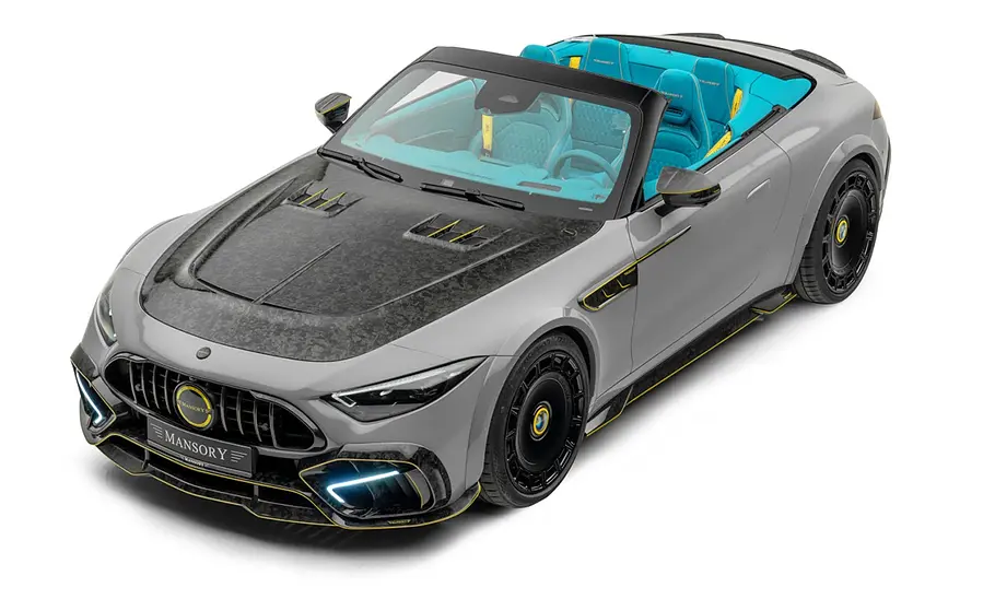 Mercedes-AMG SL 63 mit Tuning von Mansory: Widebody schräg oben