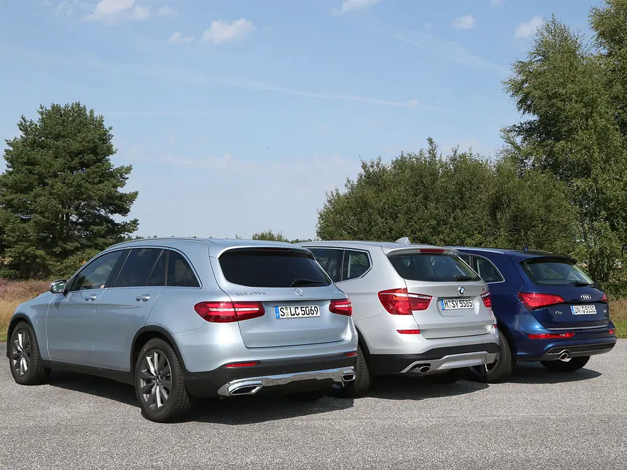 Vergleichstest: Mittelklasse-SUV Mercedes GLC Audi Q5 BMW X3 SUV Vergleichstest