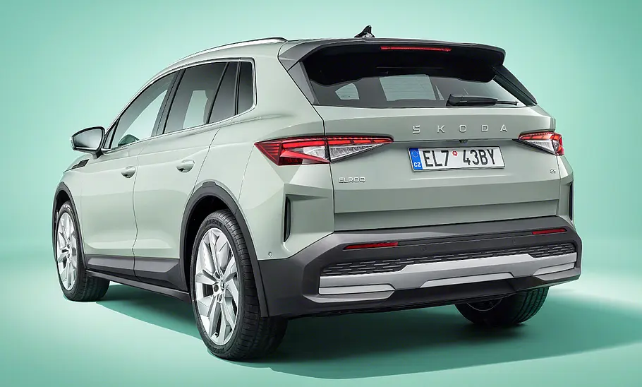 Skoda Elroq (2024) Der Skoda Elroq (2024) statisch von hinten links fotografiert.