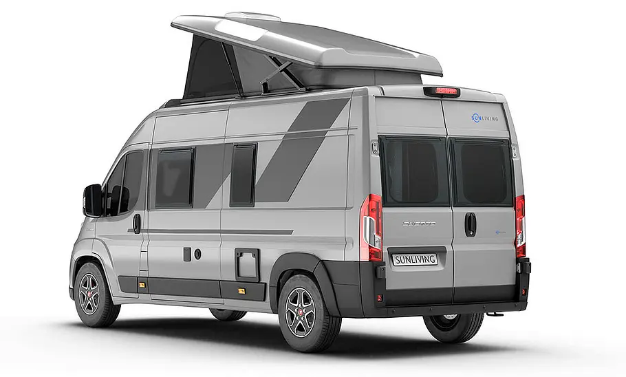 Sunliving V 60 SP (2025) Das Bild zeigt den Sunliving V 60 SP (2025) statisch von schräg hinten links fotografiert.