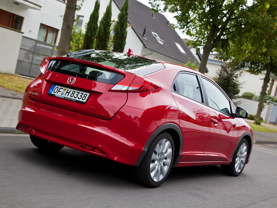 Honda Civic 1.8 i-VTEC Test Honda Civic 1.8 i-VTEC Rückansicht