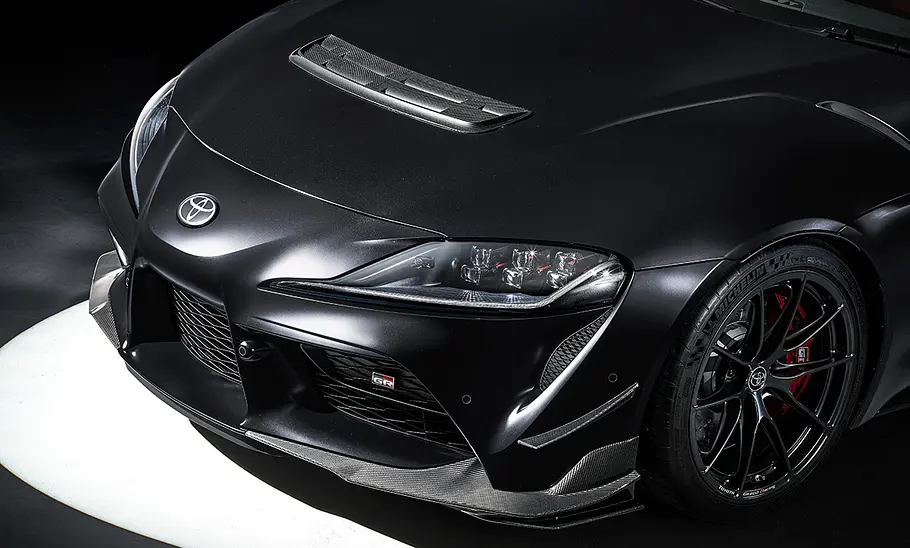 Toyota GR Supra A90 Final Edition Man sieht die Front des Toyota GR Supra A90 Final Edition.