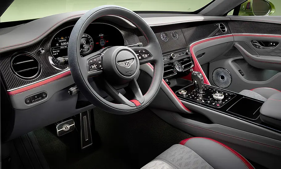 Das Armaturenbrett des Bentley Flying Spur Facelift (2024).