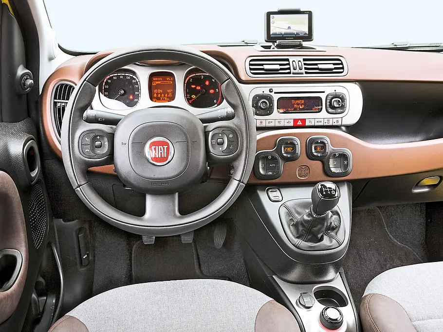 Fiat Panda 4x4 Cross 1.3 Multtijet Klein-SUV Vergleichstest Allrad Diesel Innenraum Cockpit