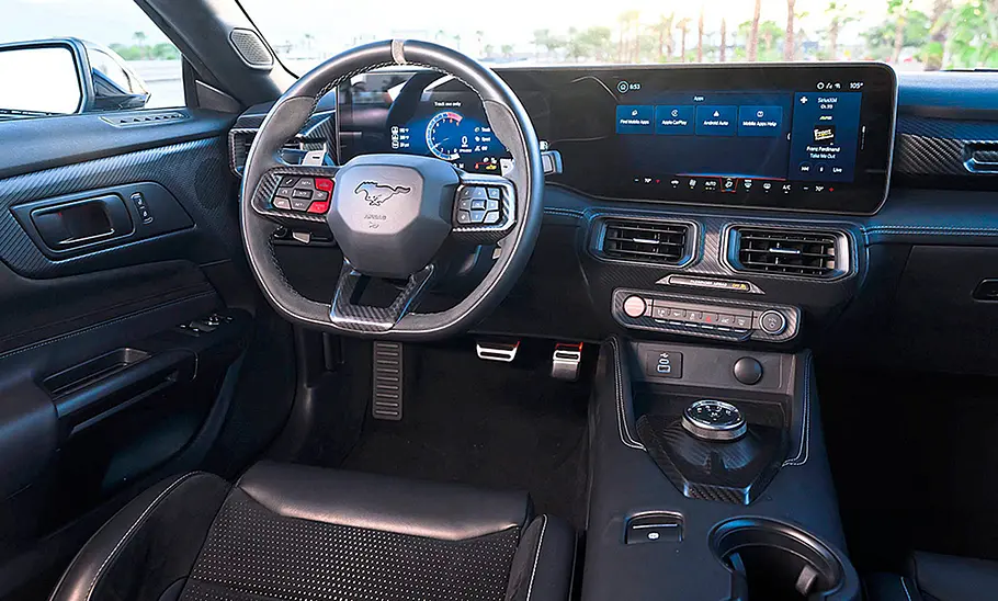 Ford Mustang GTD (2025) Das Cockpit des Ford Mustang GTD (2025).