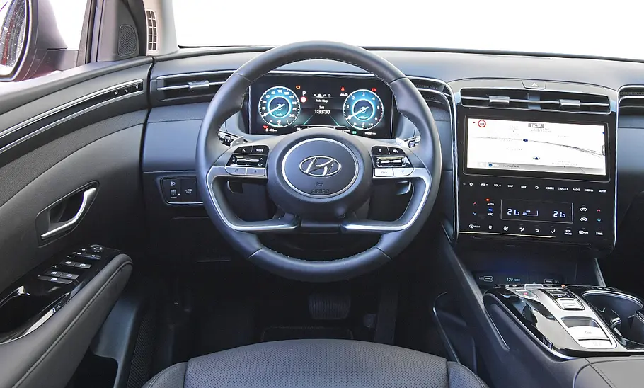 Hyundai Tucson (2020) Das Cockpit des Hyundai Tucson (2020).