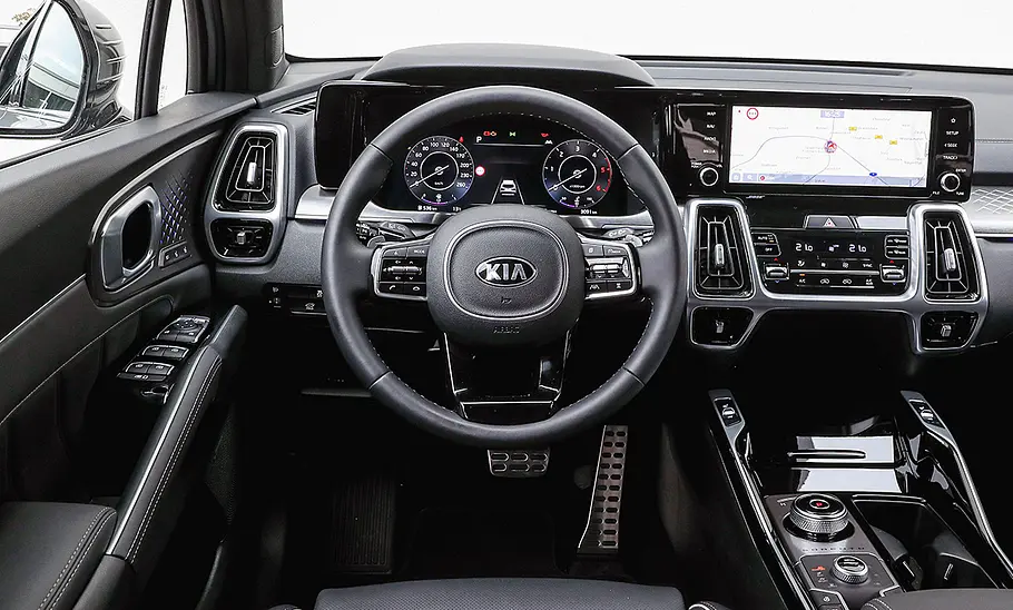 Kia Sorento (2020) Das Cockpit des Kia Sorento (2020).