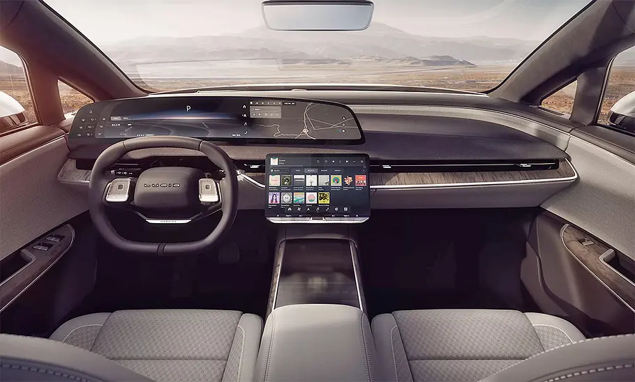 Das Cockpit des Lucid Gravity (2025).