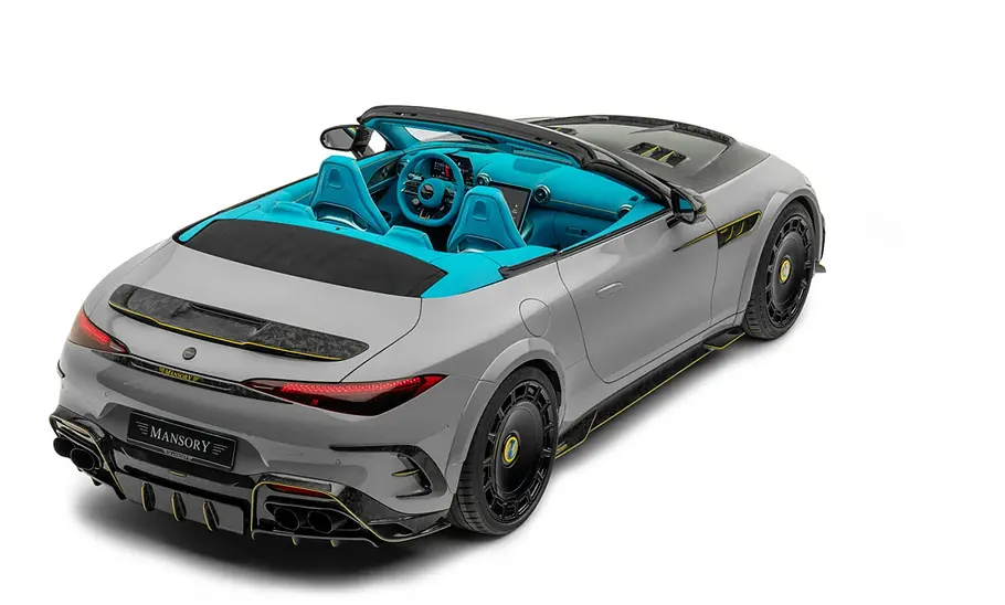 Mercedes-AMG SL 63 mit Tuning von Mansory: Widebody schräg hinten oben
