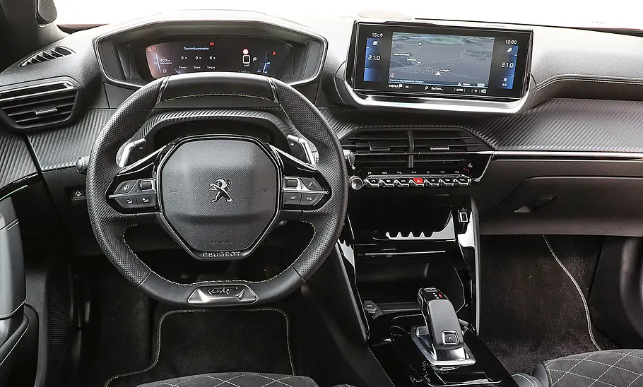 Peugeot 2008 (2019) Das Cockpit des Peugeot 2008 (2019).