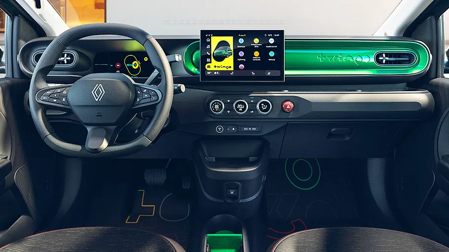 Renault Twingo E-Tech Electric Das Cockpit des Renault Twingo E-Tech Electric.