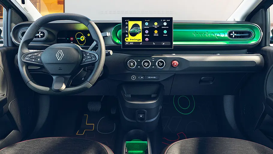 Renault Twingo E-Tech Electric Das Cockpit des Renault Twingo E-Tech Electric.