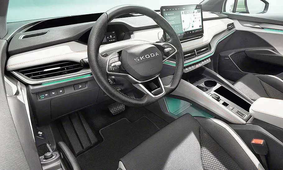 Das Cockpit des Skoda Elroq (2024).