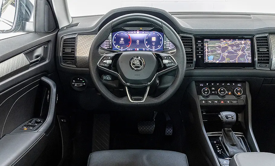 Skoda Kodiaq (2021) Das Cockpit des Skoda Kodiaq (2021).