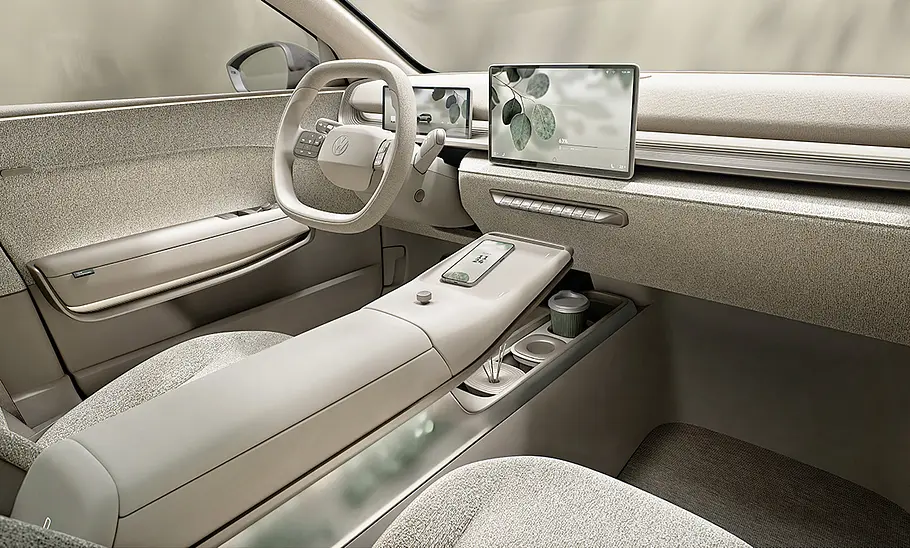 VW ID. Cross Concept (2026) Das Cockpit und das Armaturenbrett im VW ID. Cross Concept (2026).