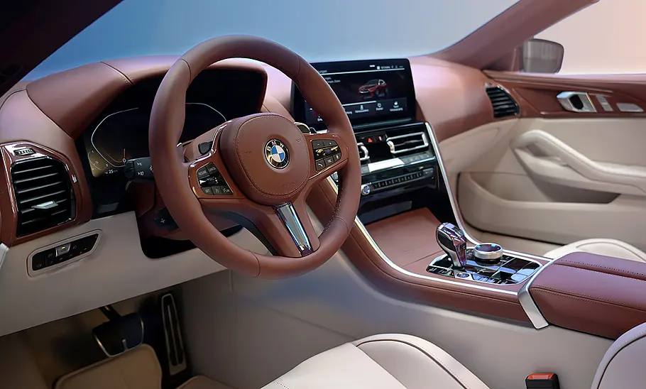 Das Cockpit des BMW Concept Speedtop (2025).