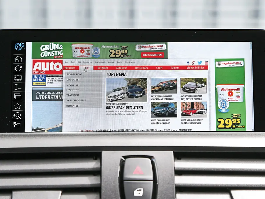 BMW M135i Vergleichstest Infotainment Multimedia