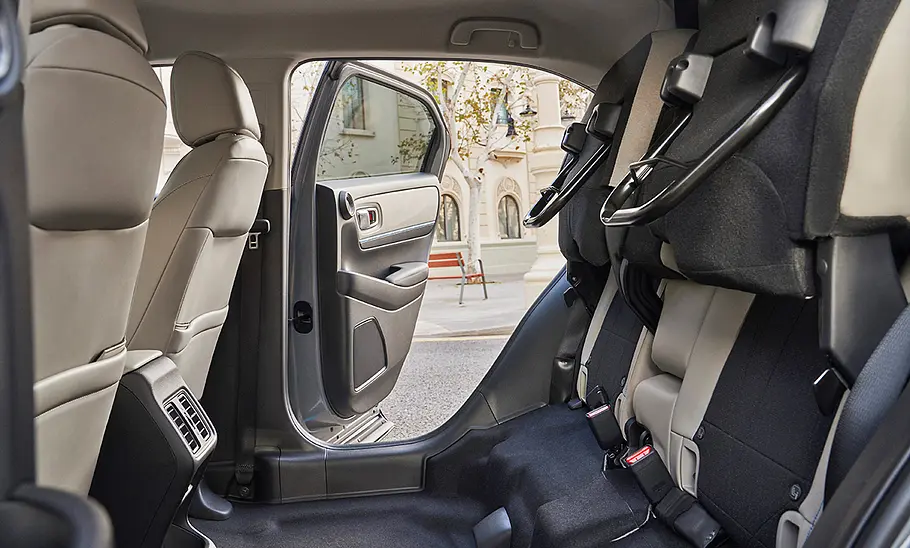 Weggeklappte Rücksitze im Honda HR-V Facelift (2025).