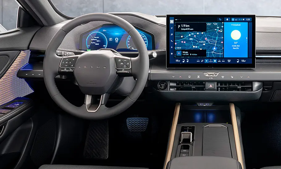 Das Cockpit des Lexus ES (2026).